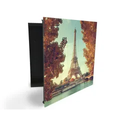 Skrinka na kľúče dekor - Eiffel I.