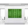 Metalová magnetická tabuľa - futbal