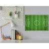 Metalová magnetická tabuľa - futbal