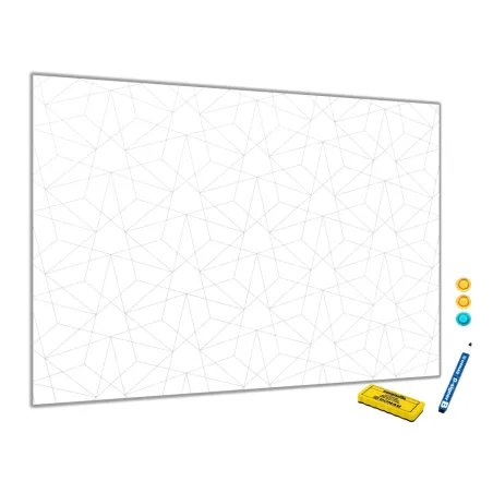 Magnetická metalová tabule abstraktní