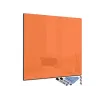 Magneticka tabuĺa zo skla biela i czarna 70x70cm