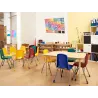 Skleněná magnetická tabule barevná veselá abeceda