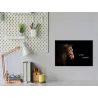 Skleněná magnetická tabule hnědý kůň na černém podkladu