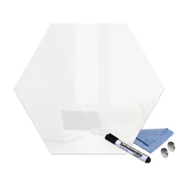 Hexagon sklenena tabuľa 55x47,6cm