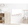Plechová magnetická tabule - rast chlapca